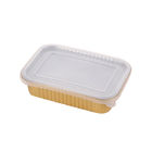 Take Away Foods Aluminum Foil Trays Airline Catering Square Foil Pan